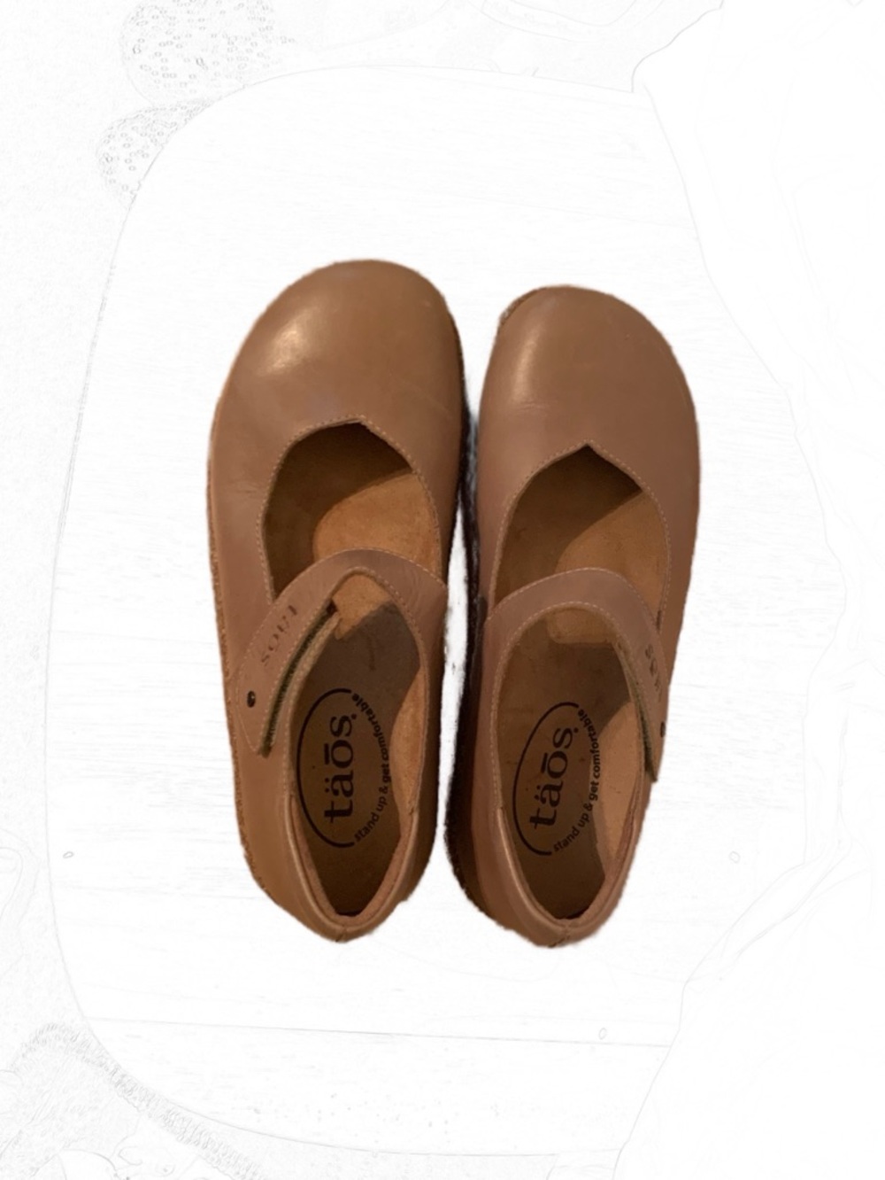 Taos Footwear Leather Ultimate Mary Jane Pristine Condition Sz 6-6.5 - Picture 2 of 8